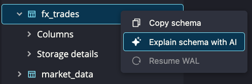 Explain schema with AI